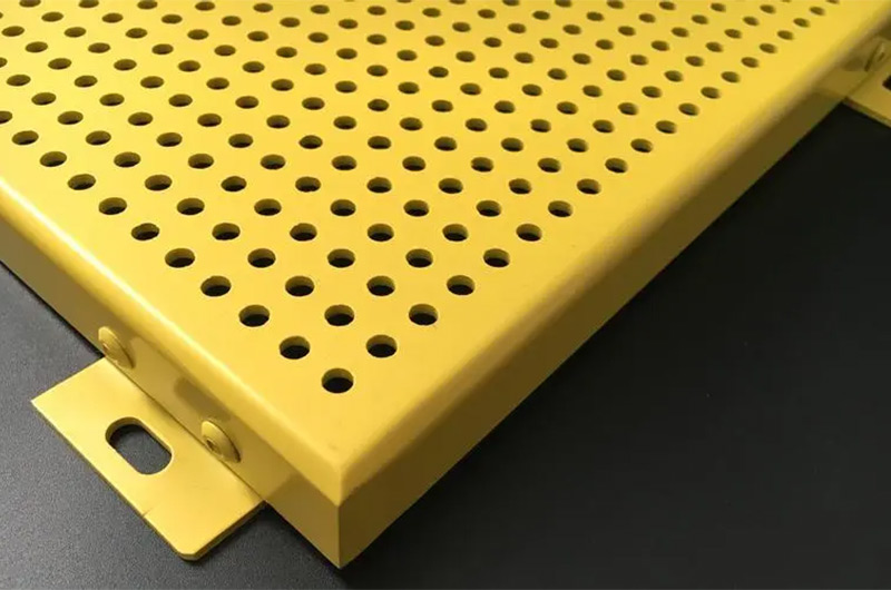 Perforated aluminum sheet